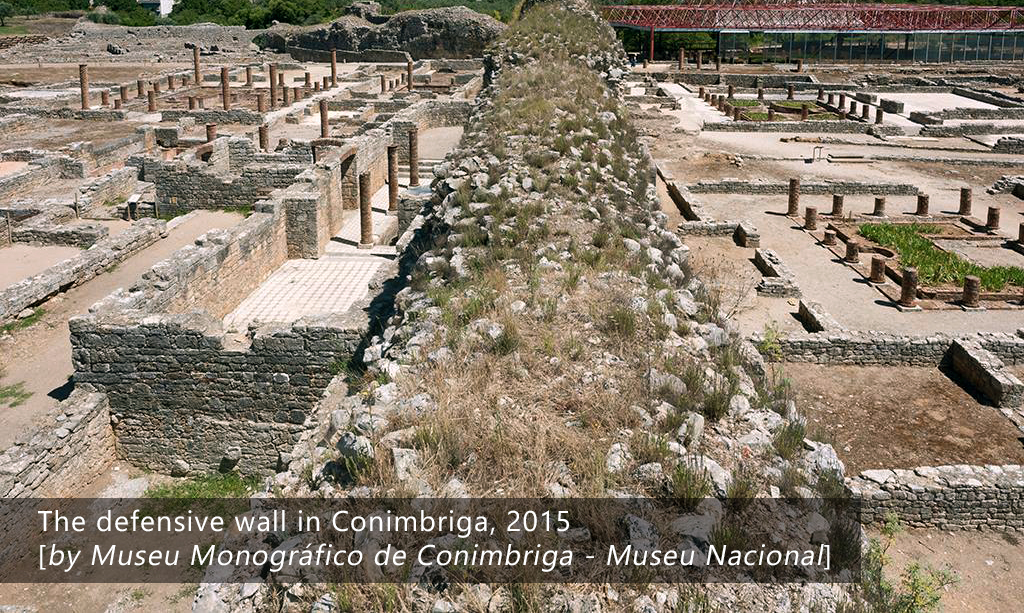 The defensive wall, Conimbriga