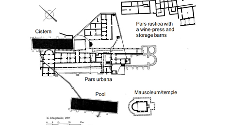 Site plan, S. Cucufate